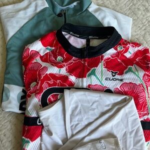 Three CyclingTops- One Price!  Terry, Dude Girl, & Cudre Giant/LIV short sleeve